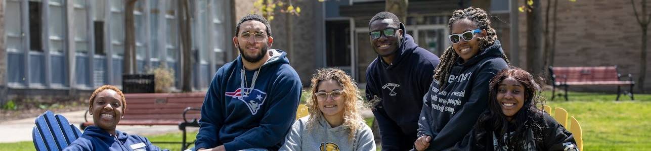 students in the quad