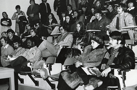 Students in lecture hall