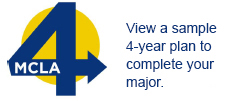 MCLA in 4 View a sample 4-year plan to complete your major