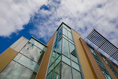 Looking skiward at the Feigenbaum Center for Science and Innovation