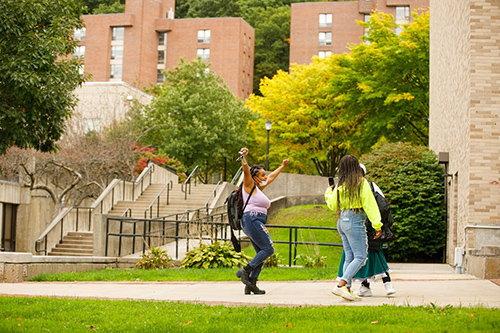 Student dancing